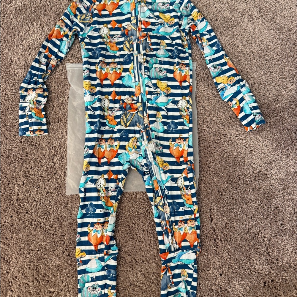 Alice and Wonderland Bamboo Zippy